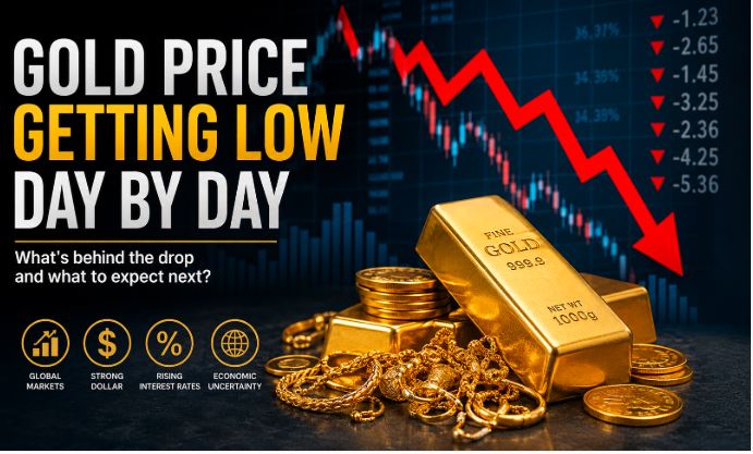 gold price graphics chart and ornaments