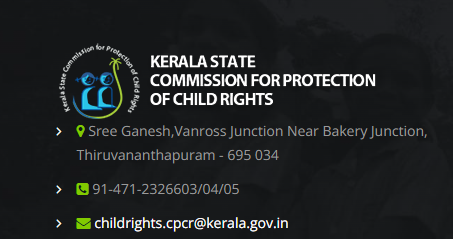 Kerala State Commission for Protection of Child Rights logo and office